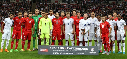 Vs switzerland england England vs