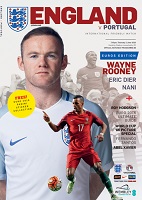 Programme for the match against Portugal in 2016