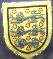 ENGLAND 3 LIONS SHIELD Metal Pin Badge T627 