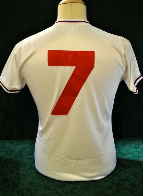 World Cup 1982 no 8 England Home Football Name set for National shirt Francis 